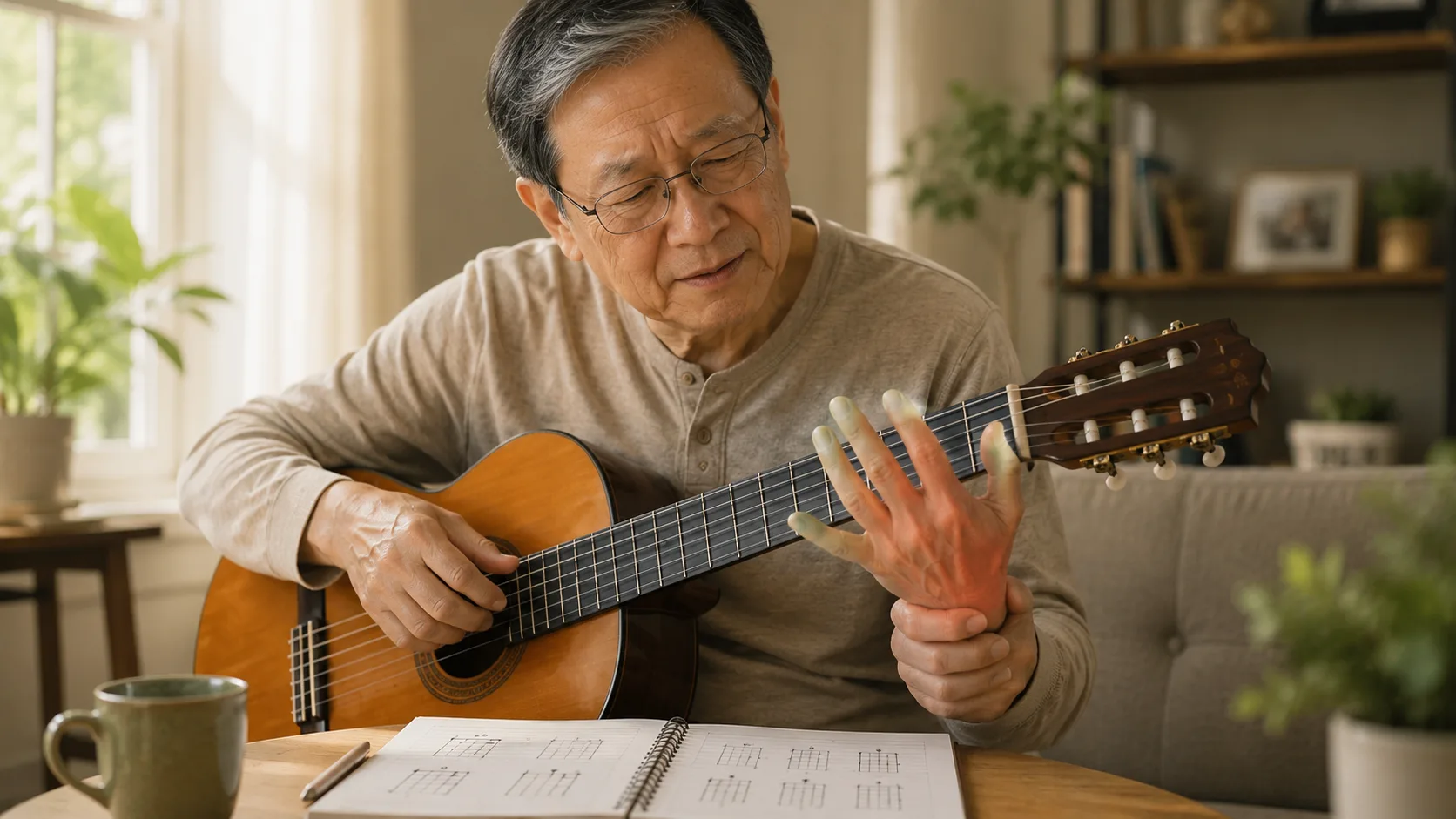 Học Đàn Guitar BMT Cho Người Lớn Tuổi Và Lợi Ích Đối Với Sức Khỏe Não Bộ
